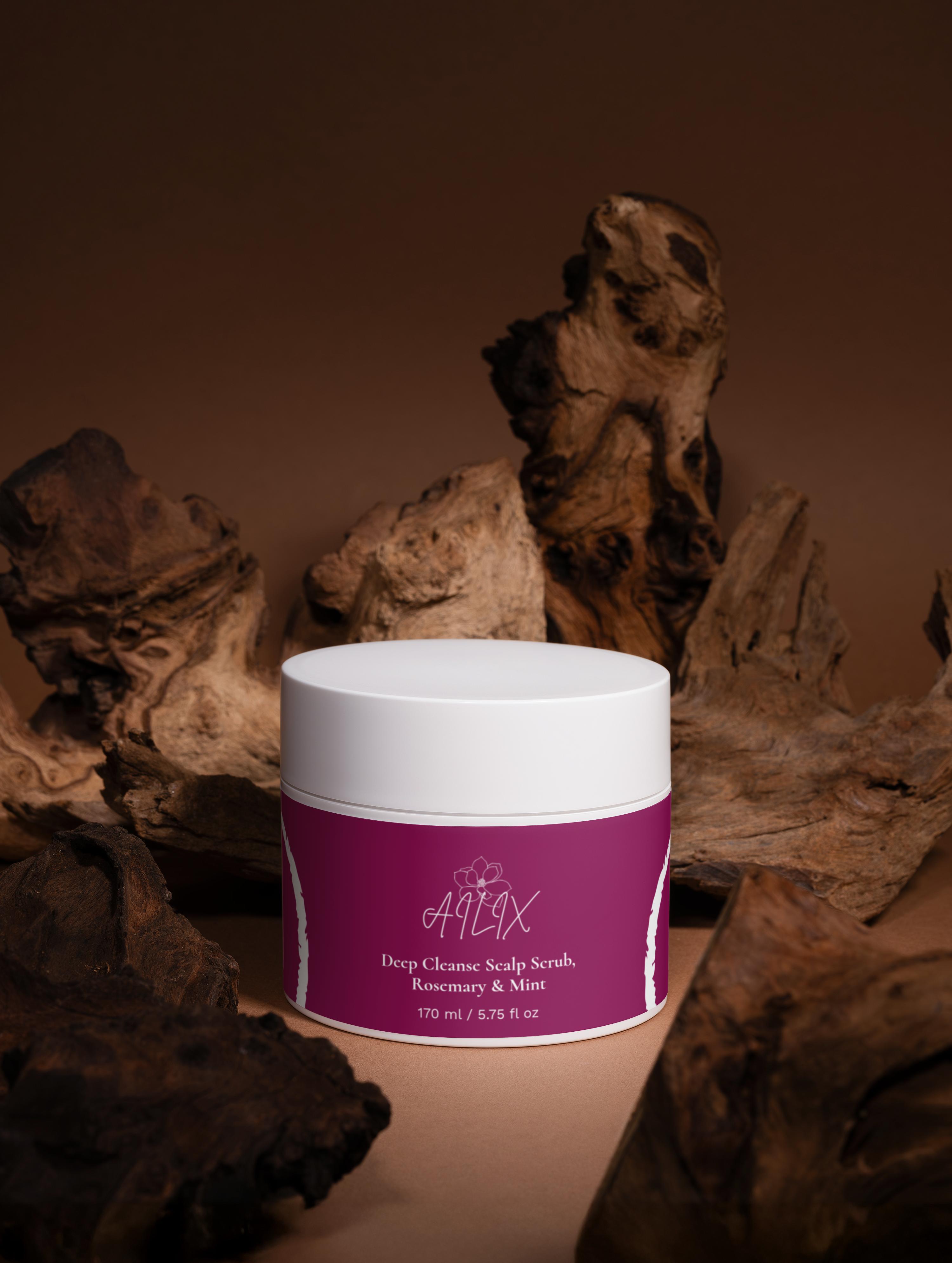 Deep Cleanse Scalp Scrub, Rosemary & Mint
