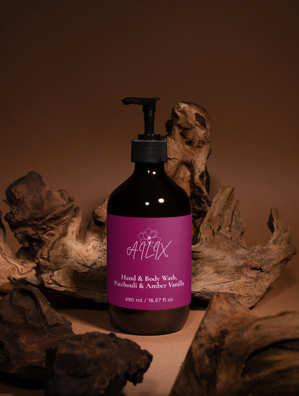 Hand & Body Wash, Patchouli & Amber Vanilla
